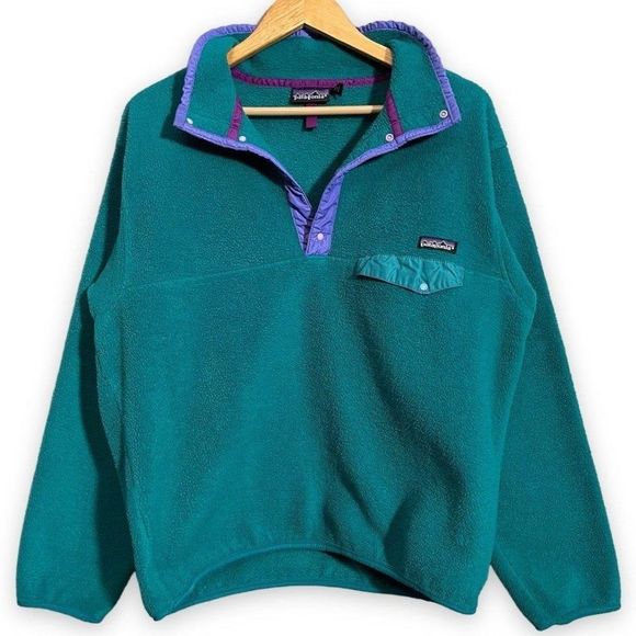 Patagonia Jackets & Blazers - Patagonia Vintage 1/4 Snap Synchilla Pullover Made in USA